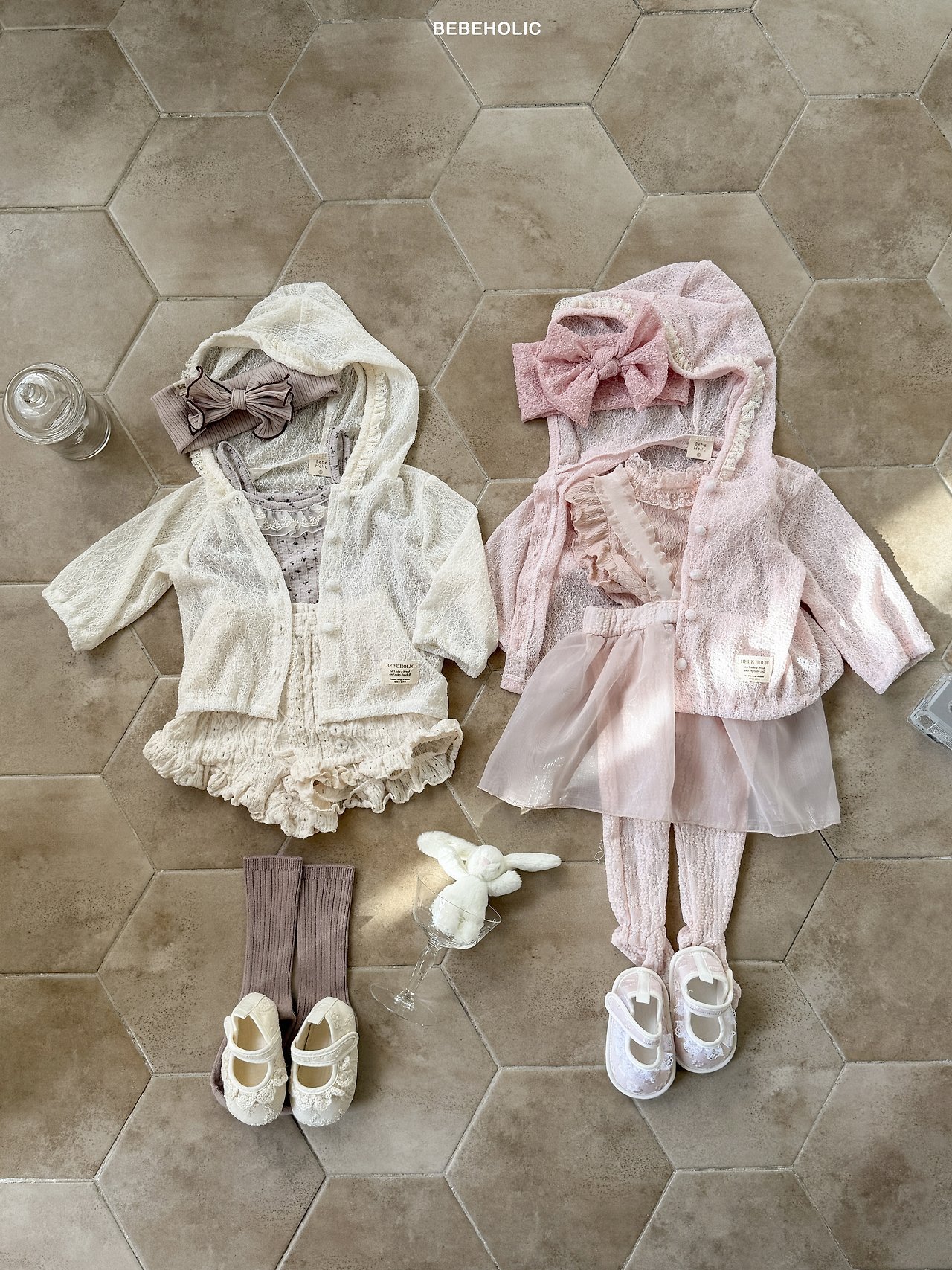 [Bebeholic] Áo khoác hoodie ren | 레이스후드자켓-duoc-ban-tai-Jam Korea