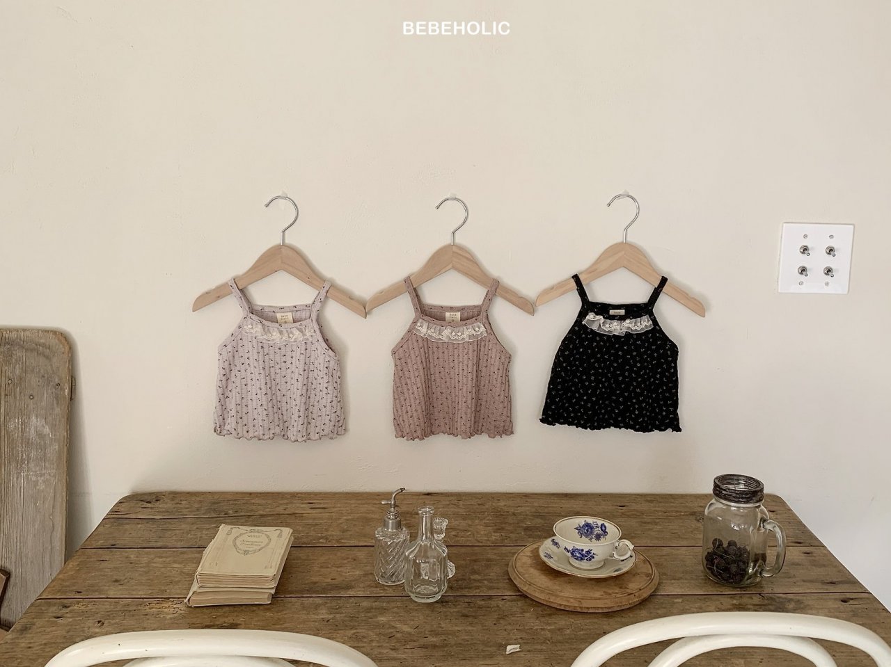 [Bebeholic] Áo hai dây bèo Lily | 릴리프릴나시티-duoc-ban-tai-Jam Korea