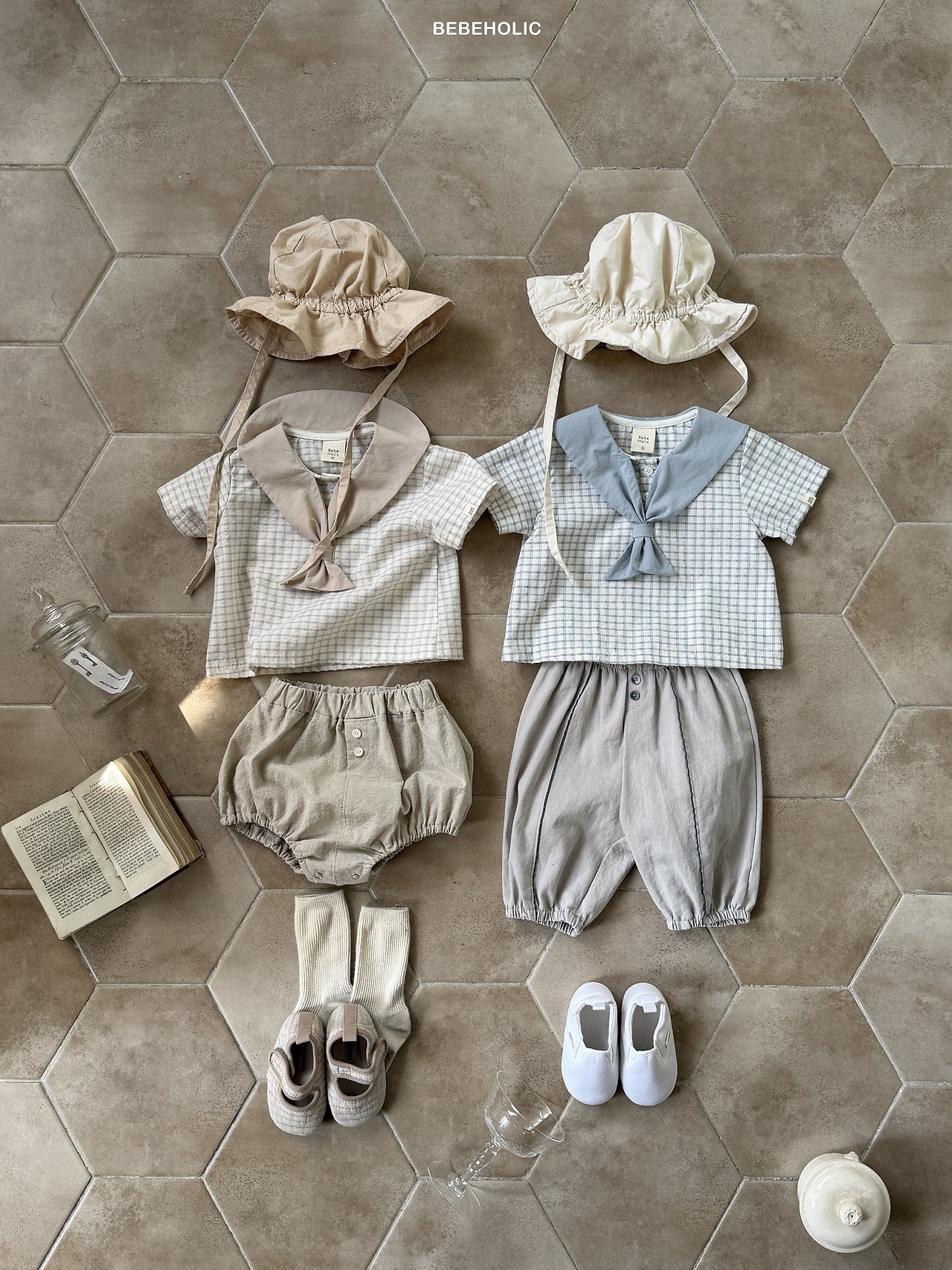 [Bebeholic] Áo blouse thủy thủ Marine | 세일러마린브라우스-duoc-ban-tai-Jam Korea