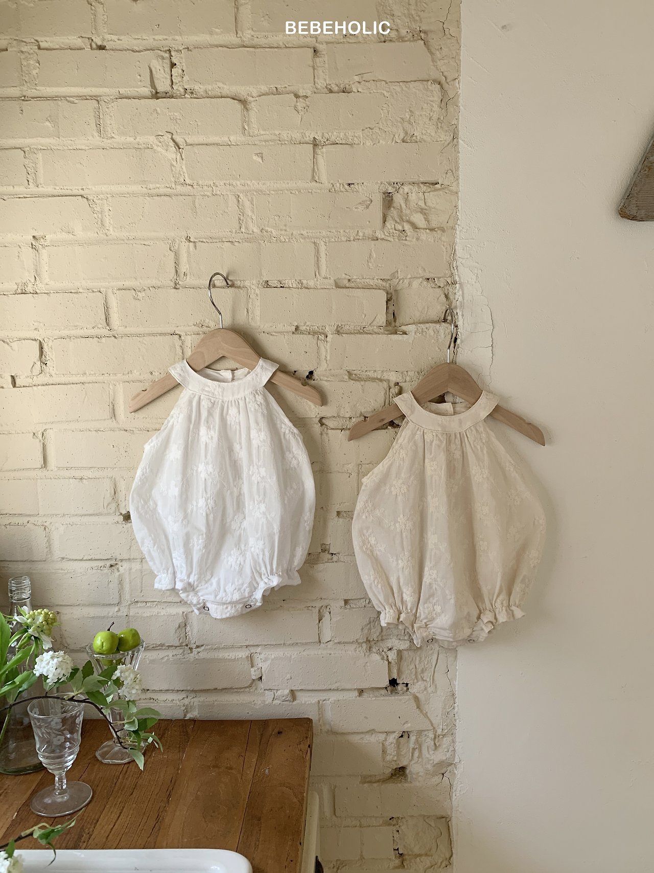 [Bebeholic] Suit yếm cổ yếm Ivy | 아이비홀터슈트-duoc-ban-tai-Jam Korea