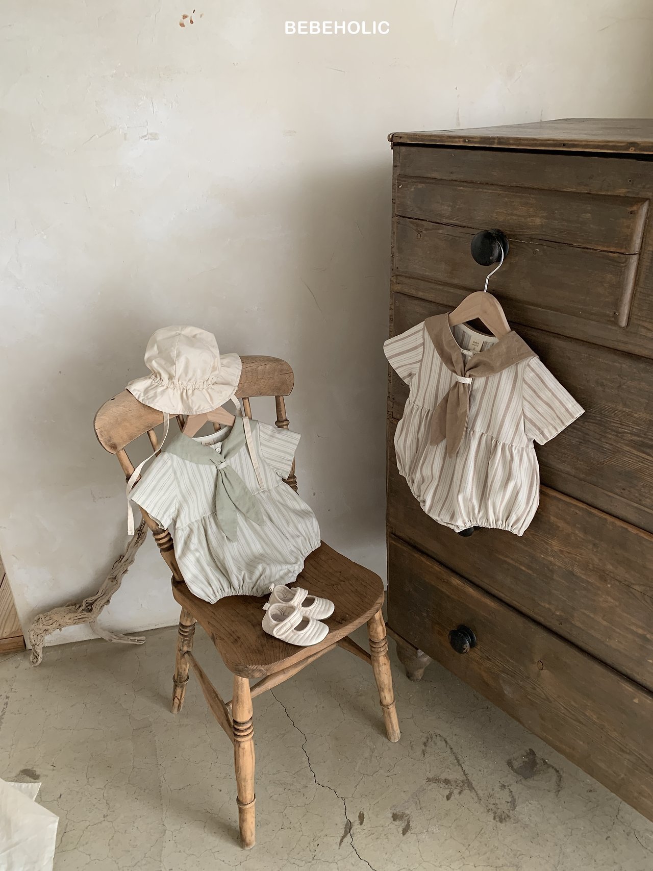 [Bebeholic] Suit cổ thủy thủ Cozy | 코지세라슈트-duoc-ban-tai-Jam Korea