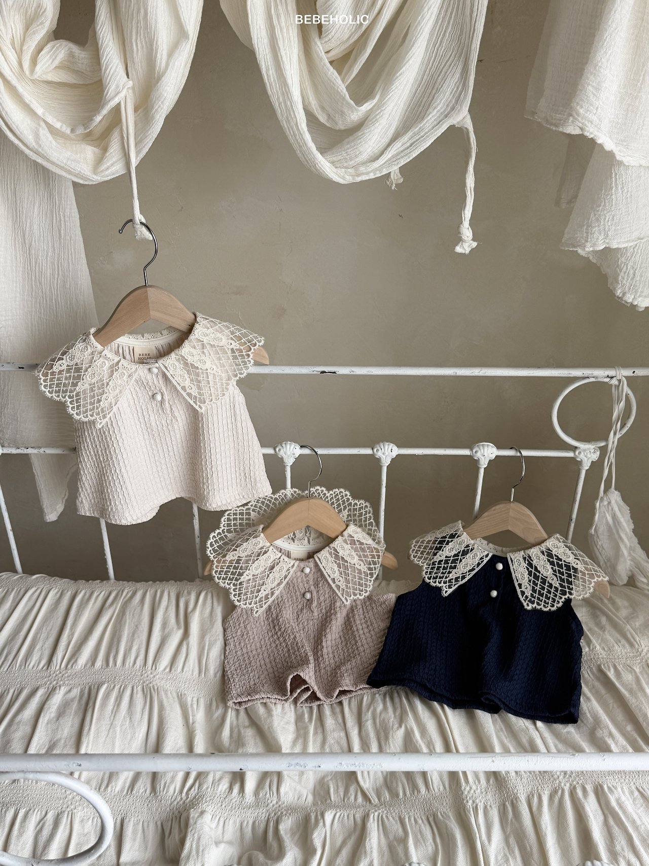 [Bebeholic] Áo thun cổ Peter Pan Poppy | 파피카라티-duoc-ban-tai-Jam Korea