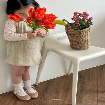 바닐라멜빵랩치마바지-모델컷